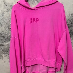 GAP Vibrant Pink Pullover Hoodie
